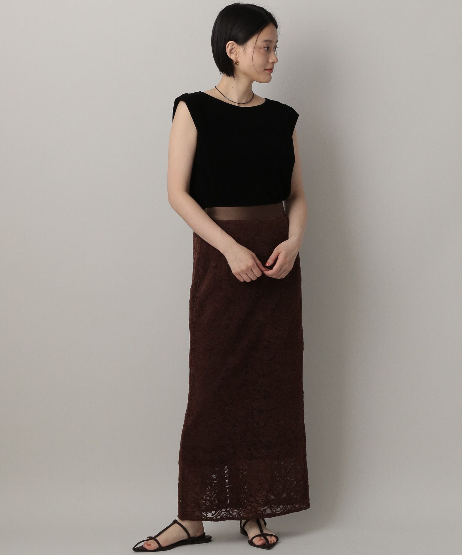 A part by 「ベロアタックスリーブノースリーブ」|Tシャツ・カットソー|