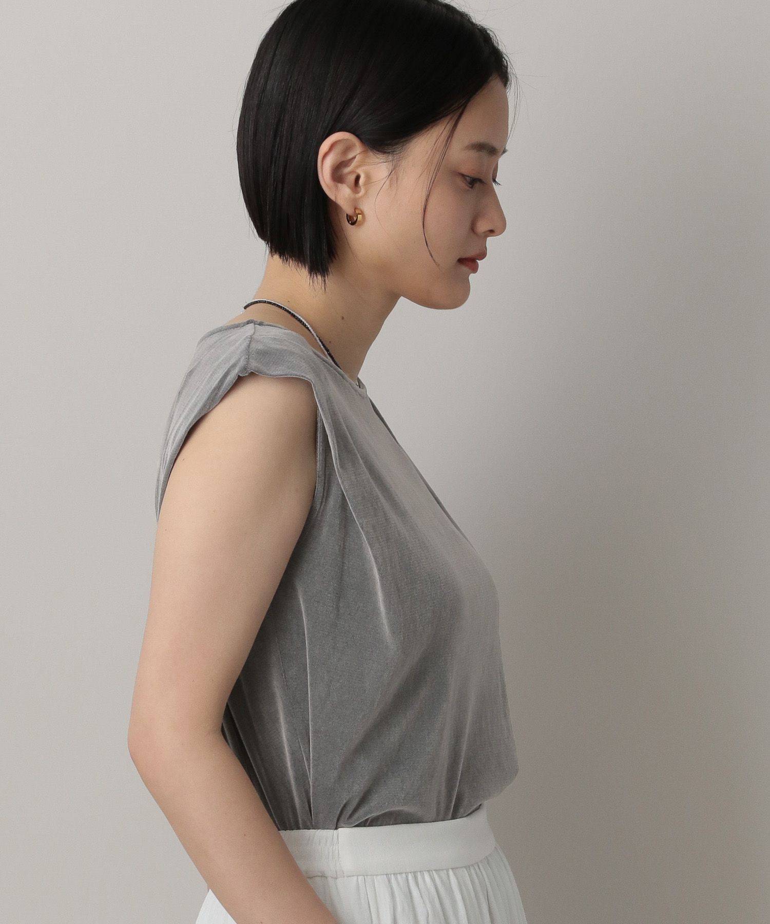 A part by 「ベロアタックスリーブノースリーブ」|Tシャツ・カットソー|