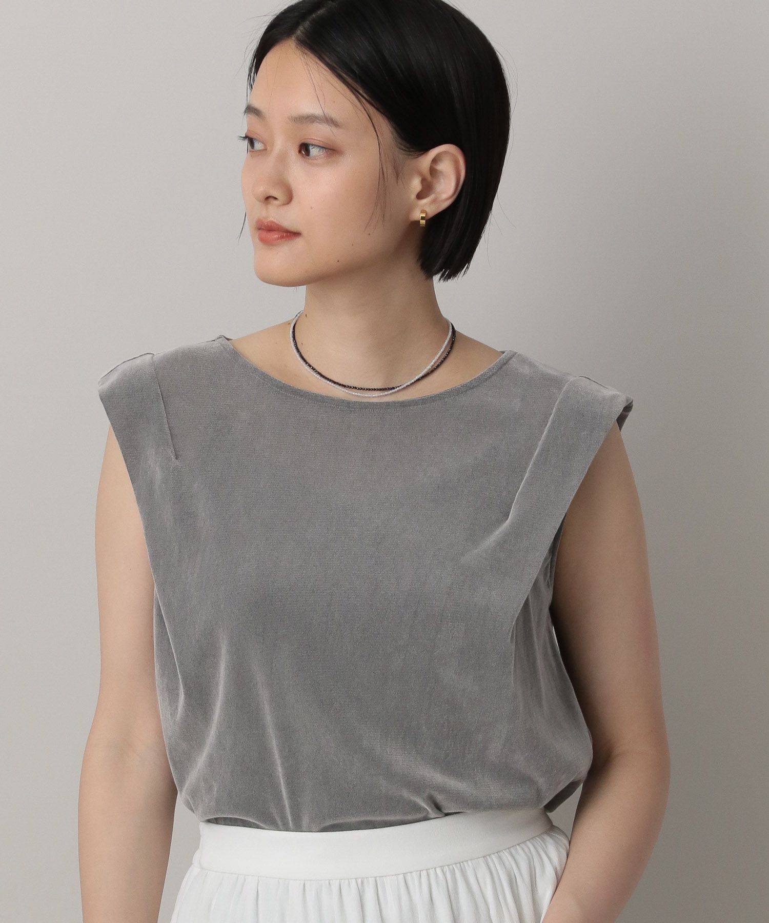 A part by 「ベロアタックスリーブノースリーブ」|Tシャツ・カットソー|