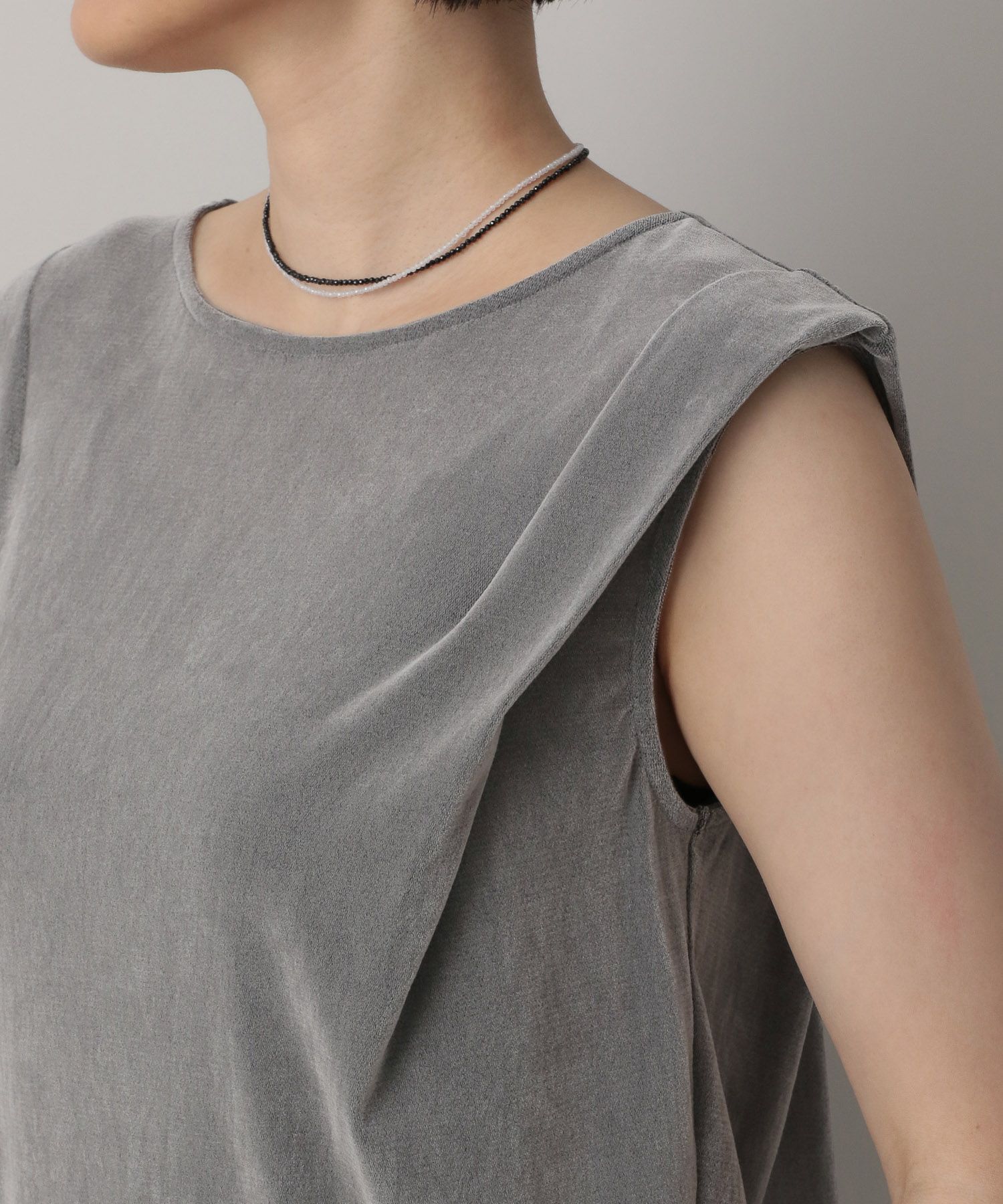 A part by 「ベロアタックスリーブノースリーブ」|Tシャツ・カットソー|