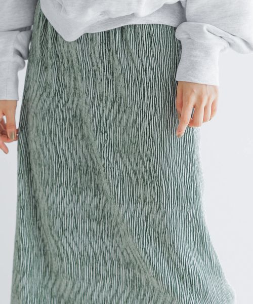 LOWRYS FARM「シャイニーベロアタイトスカート」|スカート|