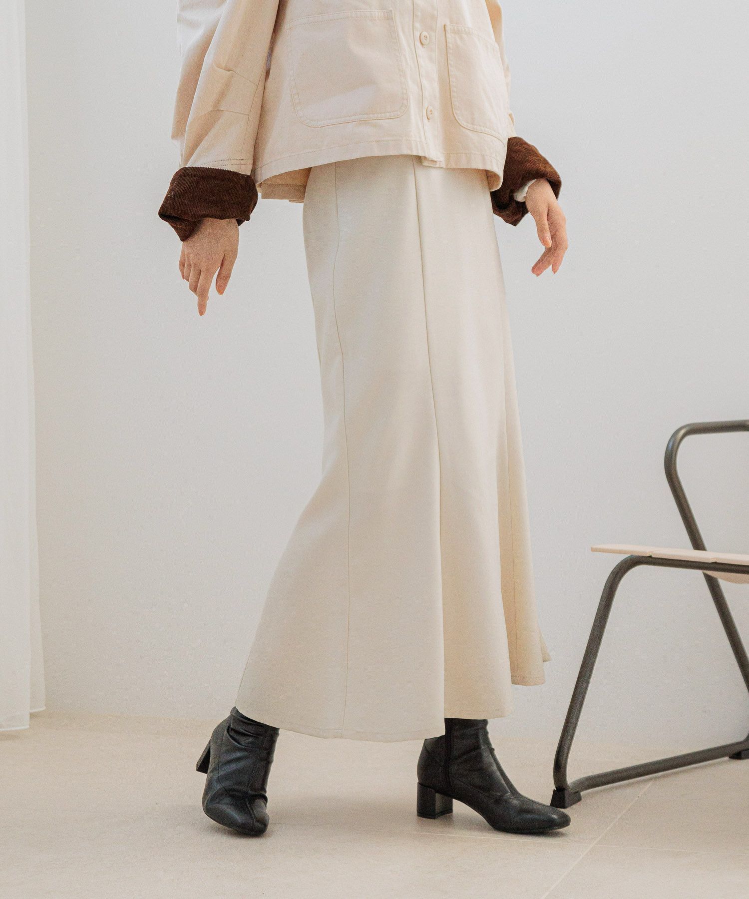 LOWRYS FARM「ウールライクマーメイドＳＫ２」|スカート|NTL