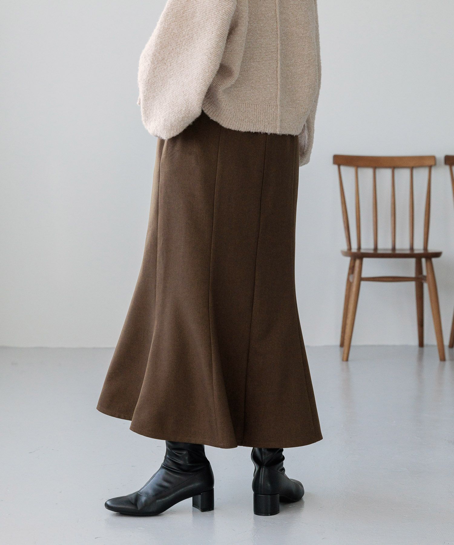 LOWRYS FARM「ウールライクマーメイドＳＫ２」|スカート|