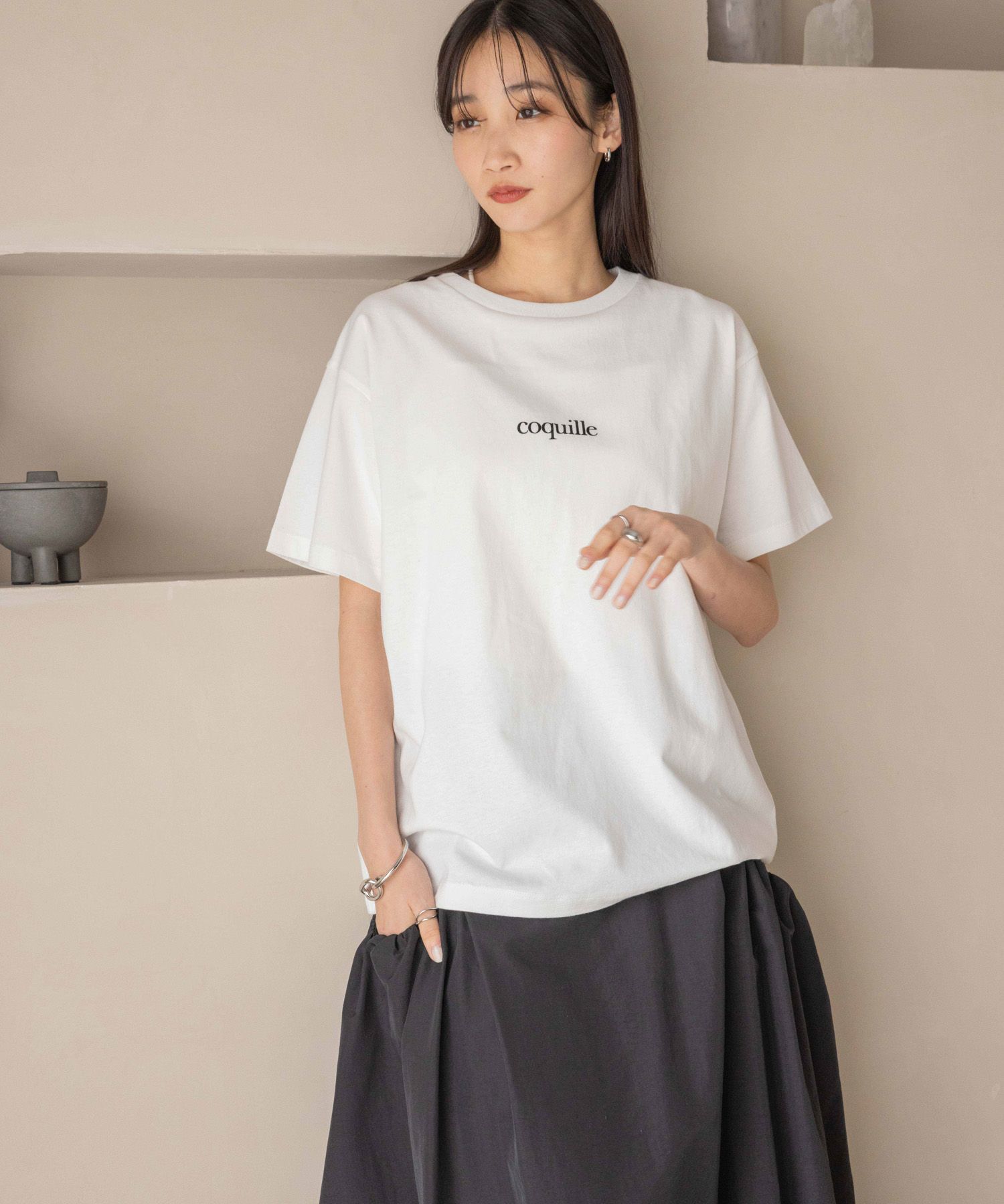 LOWRYS FARM「アソートロゴＴＥＥ」|Tシャツ・カットソー|