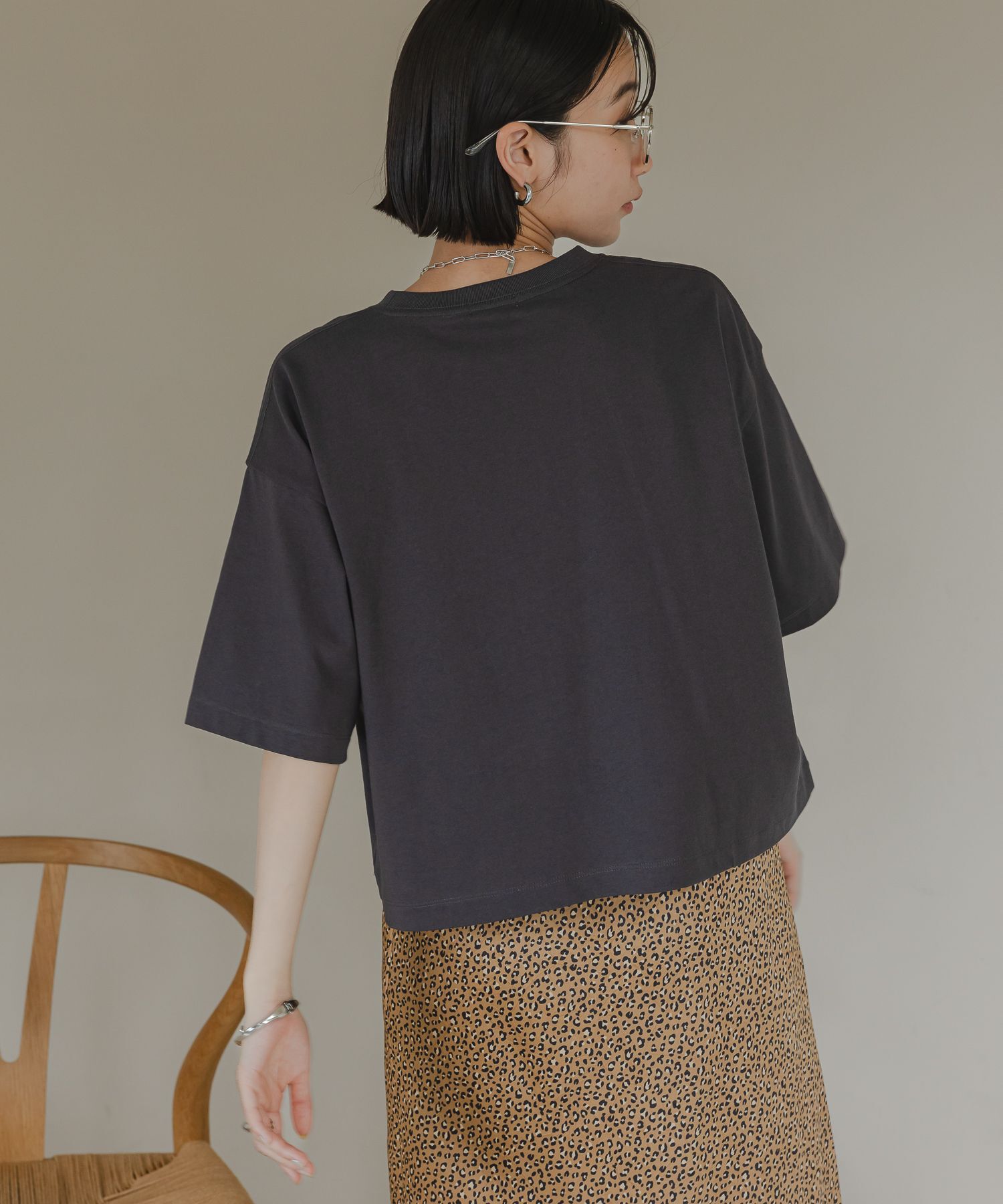 LOWRYS FARM「ショートロゴＰＴＳＳ」|Tシャツ・カットソー|