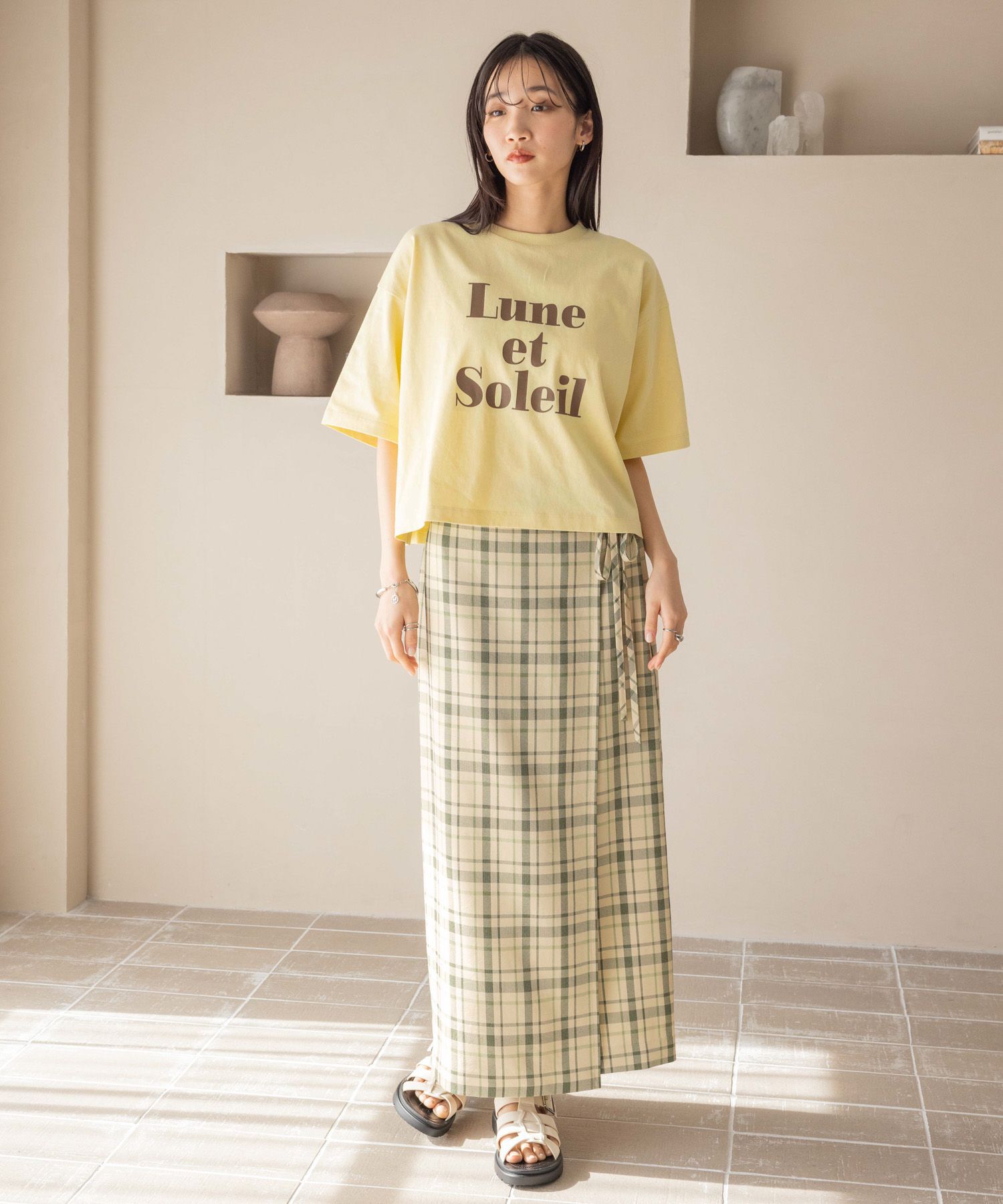 LOWRYS FARM「ショートロゴＰＴＳＳ」|Tシャツ・カットソー|