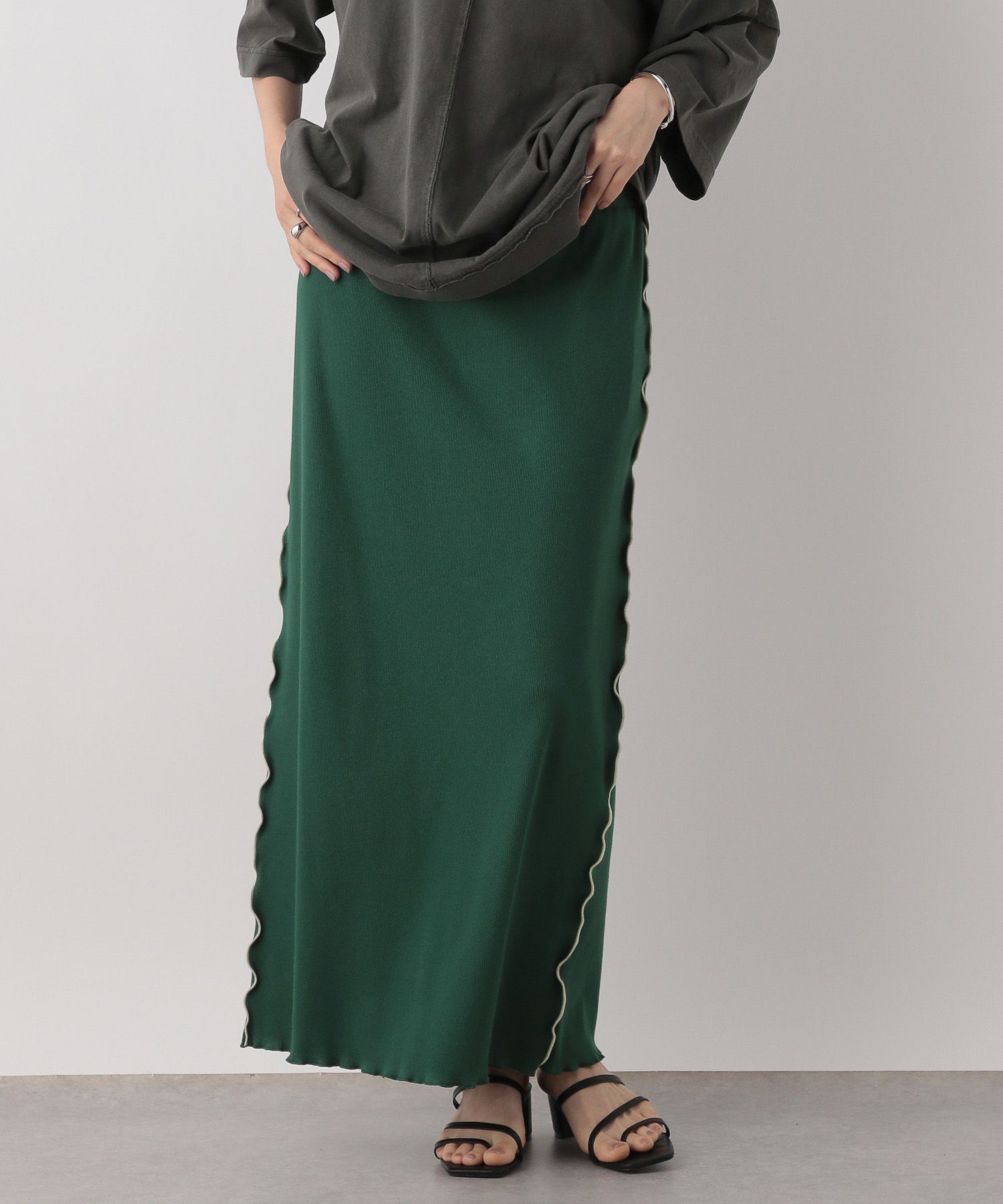 LOWRYS FARM「カットメロータイトスカート」|スカート|