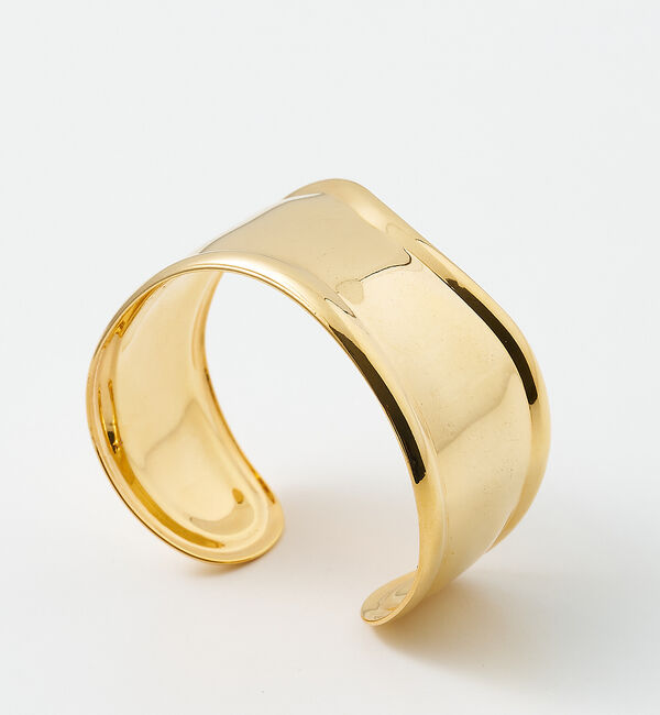 collex「【dignif／ディグニフ】ワイドウェーブバングル」|ブレスレット・バングル|