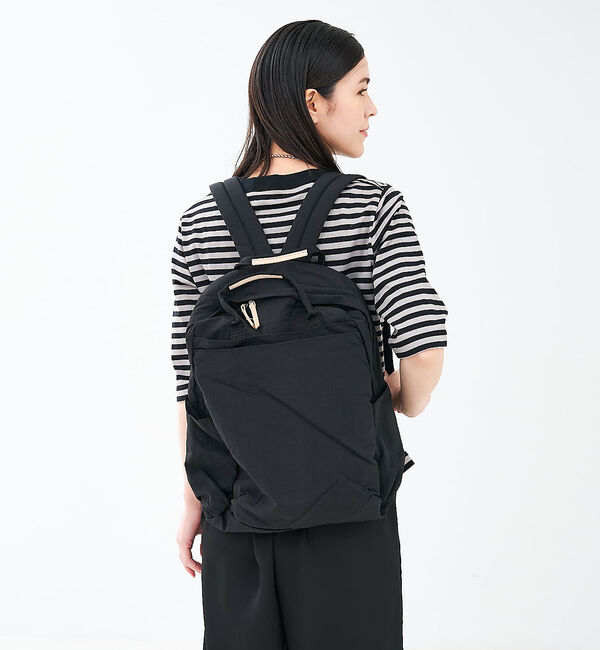 collex「【WEB限定】【EARTH MADE】12ポケット インサイドプリント2WAYリ」|リュック|ブラック