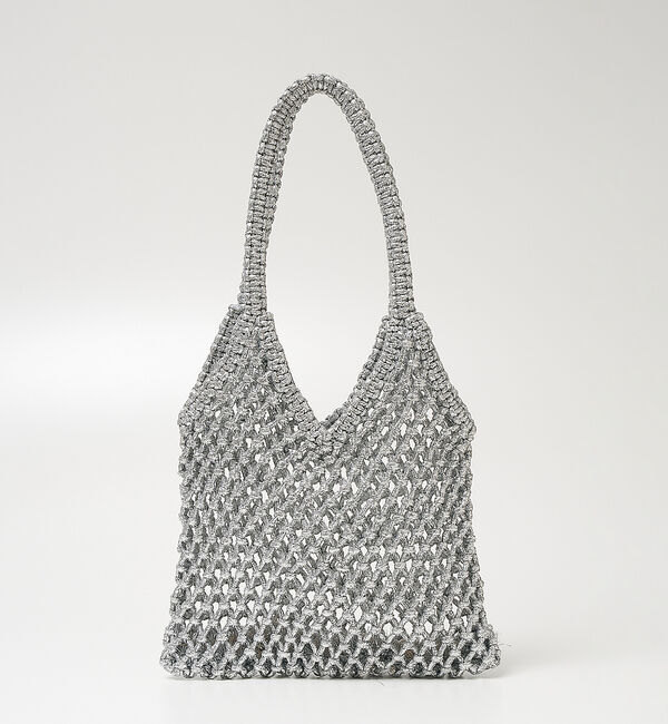 collex「【The Bagmati】 ラメメッシュバッグ」|かごバッグ|