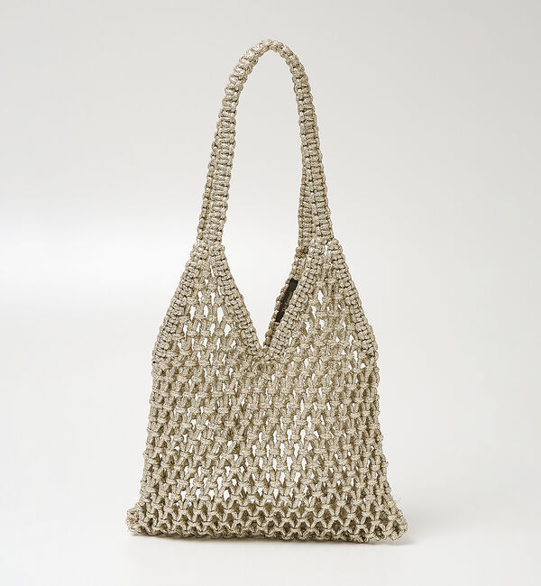 collex「【The Bagmati】 ラメメッシュバッグ」|かごバッグ|