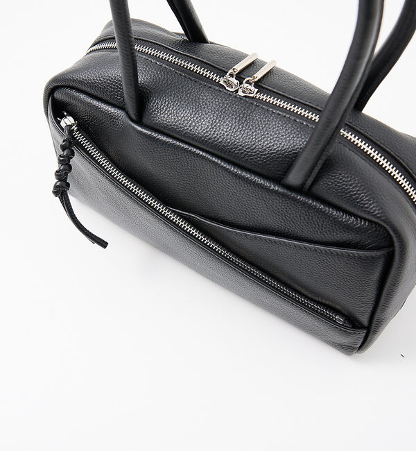 collex「【WEB限定】【Beau're/ヴュレ】ポケット付き横長ボストンバッグ」|ボストンバッグ|