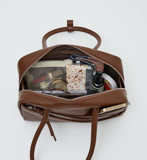 collex「【WEB限定】【Beau're/ヴュレ】ポケット付き横長ボストンバッグ」|ボストンバッグ|