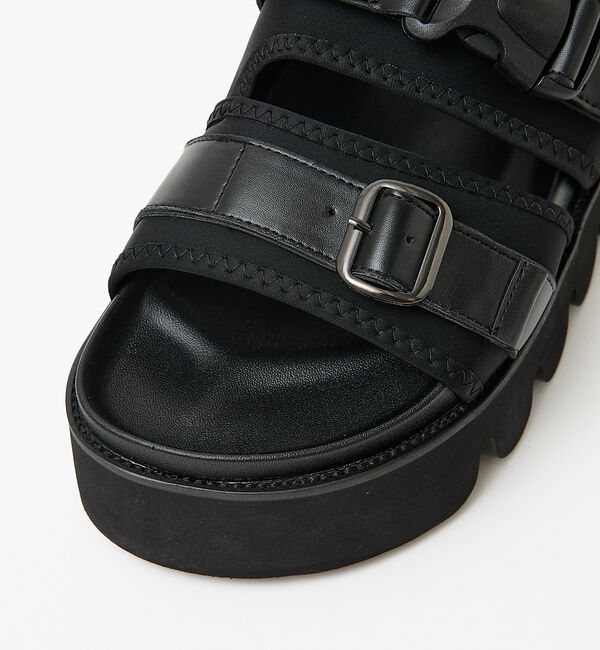 ABAHOUSE「シャークソールストラップサンダル」|サンダル|