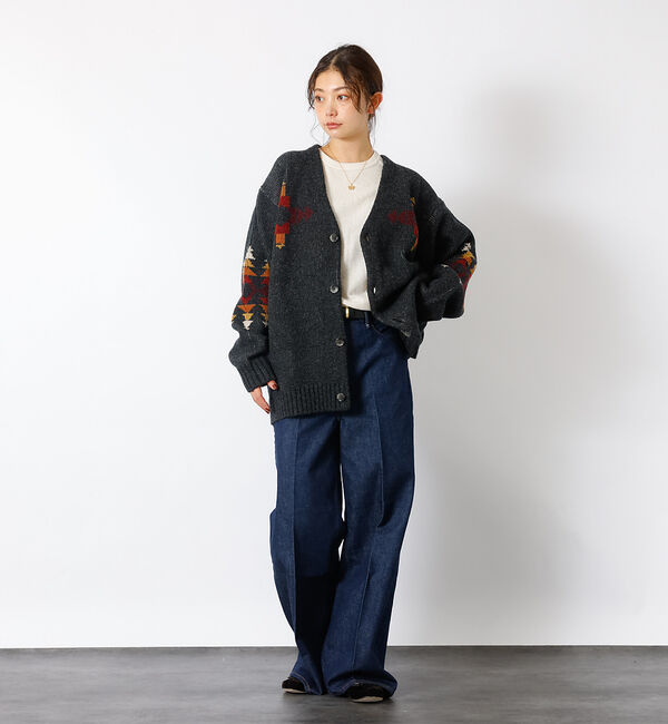 ABAHOUSE「【PENDLETON/ペンドルトン】Shetland Wool Cardigan」|ニット・セーター|