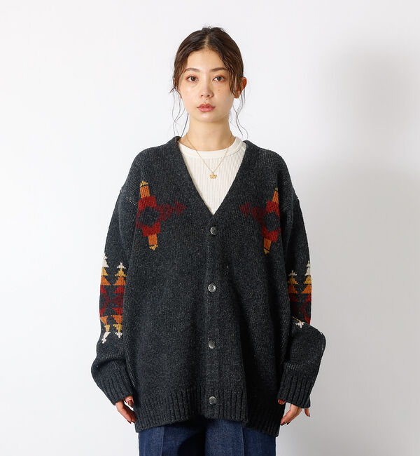 ABAHOUSE「【PENDLETON/ペンドルトン】Shetland Wool Cardigan」|ニット・セーター|