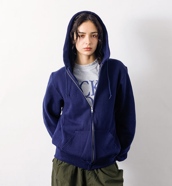 ABAHOUSE「【RUSSELL ATHLETIC/ラッセル アスレチック】 Dri-Power」|パーカー|ネイビー