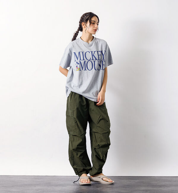 ABAHOUSE「【Lee/リー】フリーサイズ リラックスワイドカーゴパンツ FLeeasy CA」|カーゴ|