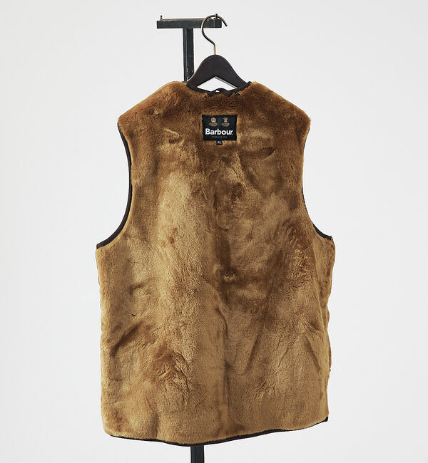 ABAHOUSE「【BARBOUR / バブアー】フロントジップ ファー ライナー ベスト」|ベスト・ジレ|