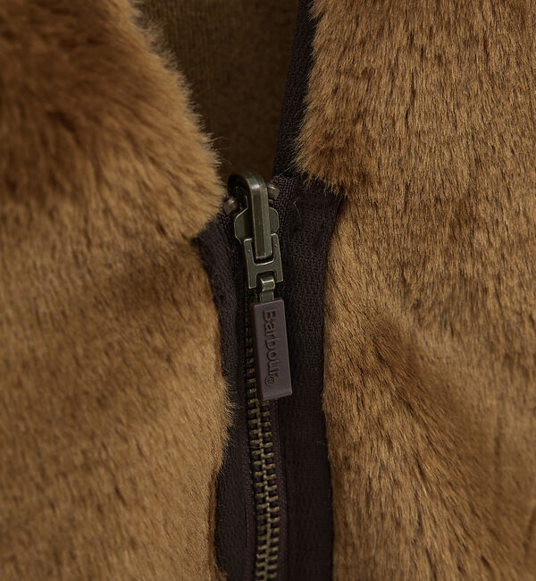 ABAHOUSE「【BARBOUR / バブアー】フロントジップ ファー ライナー ベスト」|ベスト・ジレ|