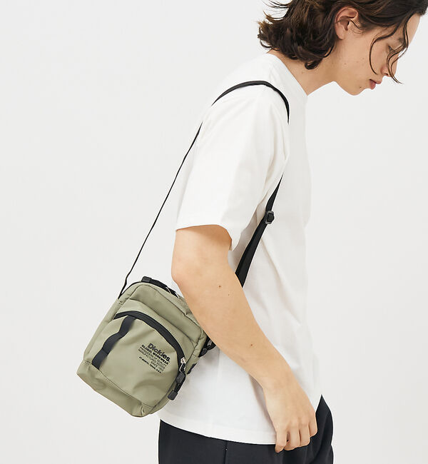 ABAHOUSE「【DICKIES/ディッキーズ】EXT LOGO QUICK SHOULDER」|ショルダー・メッセンジャー|グレー