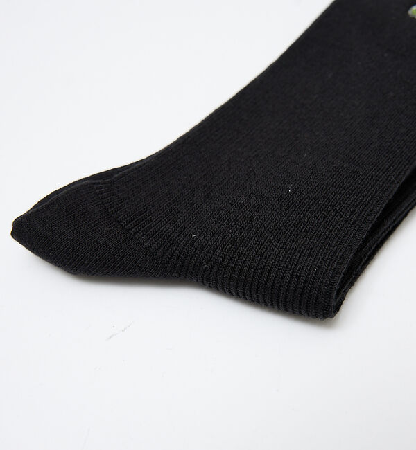 ABAHOUSE「【LACOSTE / ラコステ】クロックエンブレム1&times;1リブニットソックス」|ソックス|