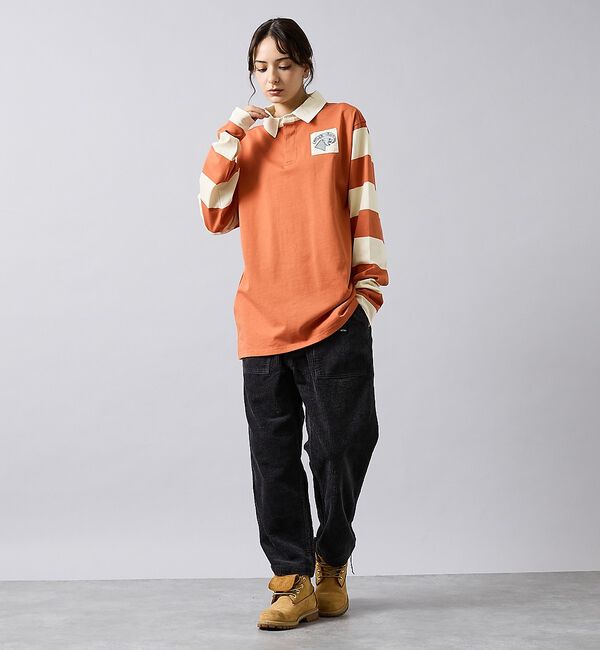 ABAHOUSE「【POLER/ポーラー】COLWOOD RUGBY/ラガーシャツ/ユニセックス【」|シャツ・ブラウス|