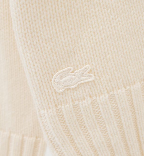 ABAHOUSE「【LACOSTE / ラコステ】ブランドネームロゴシャギーニッティングセーター」|ニット・セーター|