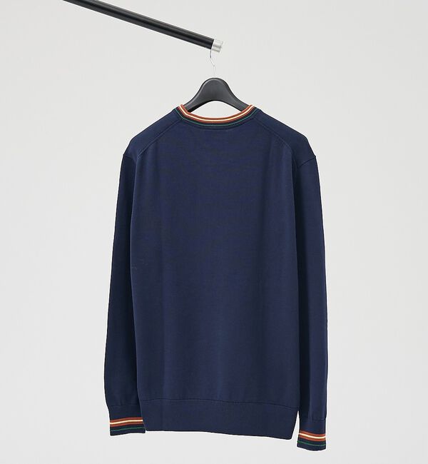 ABAHOUSE「【LACOSTE / ラコステ】ボーダーリブ プルオーバーニット」|ニット・セーター|