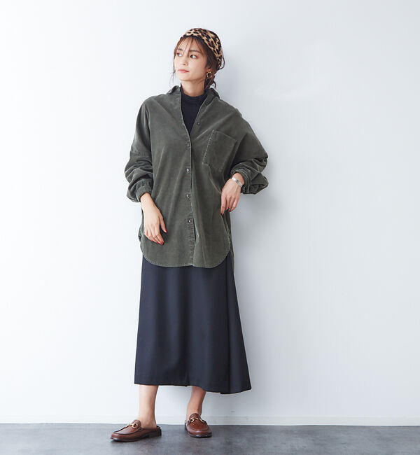 Rouge vif「サキソニーポケット付スカート」|スカート|