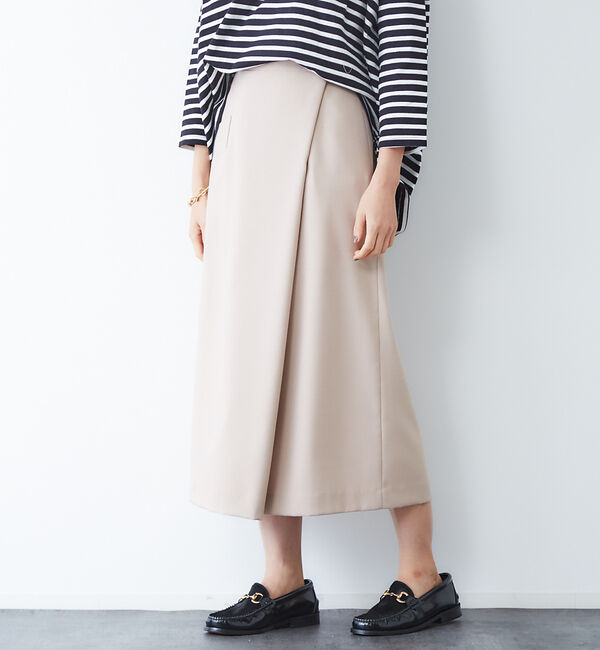 Rouge vif「サキソニーポケット付スカート」|スカート|