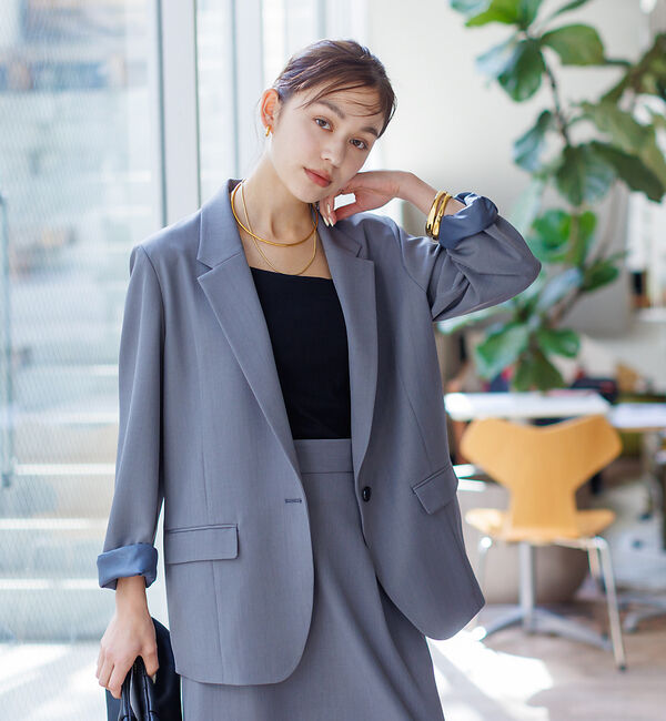 Rouge vif「【セットアップ対応】 シングルテーラードジャケット」|テーラードジャケット|