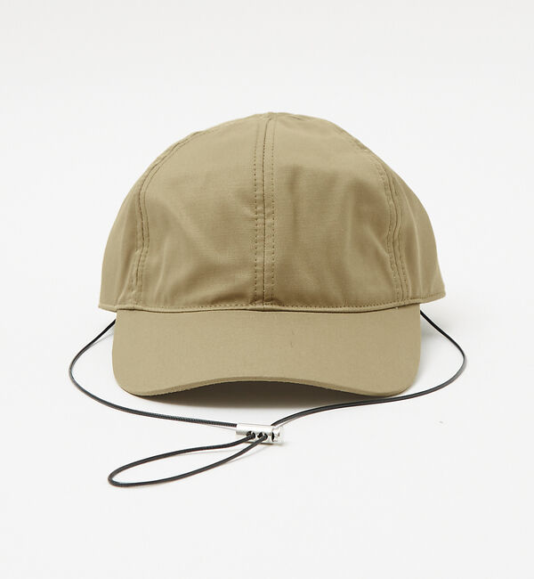 Rouge vif「【RUBEN】ストラップ付き ナイロンキャップ / はっ水」|その他|カーキ