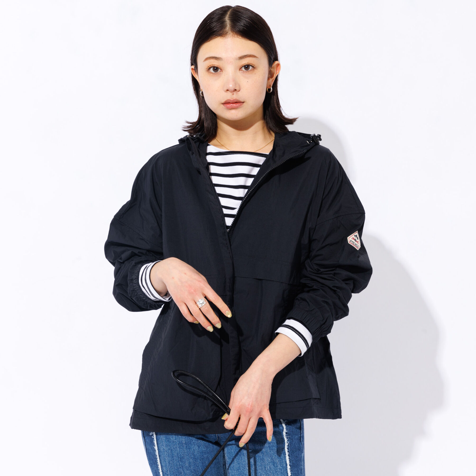 Rouge vif「【PYRENEX / ピレネックス】YOKO（ヨーコ ）ナイロンジャケット」|ブルゾン・スタジャン|ブラック