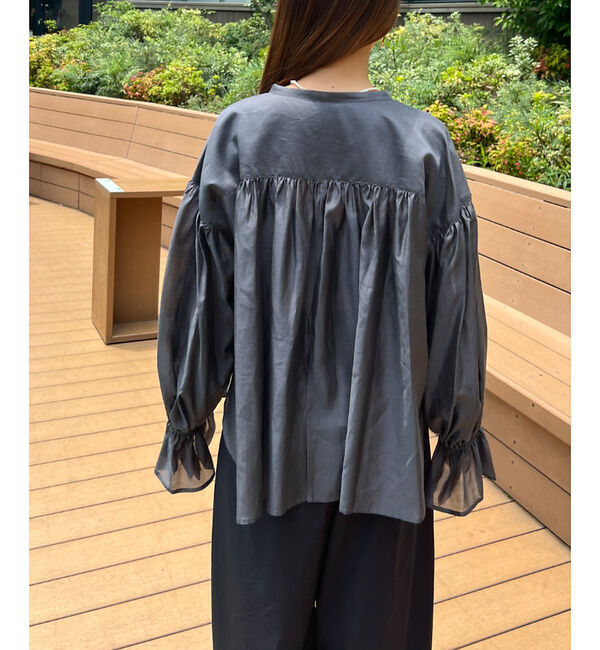 Rouge vif「【一部店舗限定】シアーキャンディースリーブブラウス」|シャツ・ブラウス|