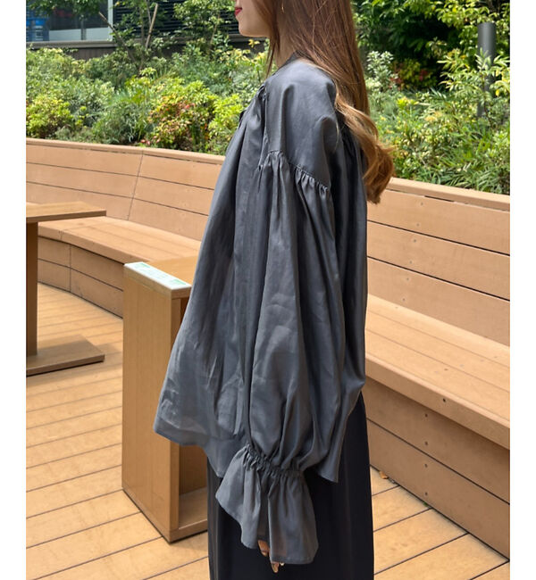 Rouge vif「【一部店舗限定】シアーキャンディースリーブブラウス」|シャツ・ブラウス|