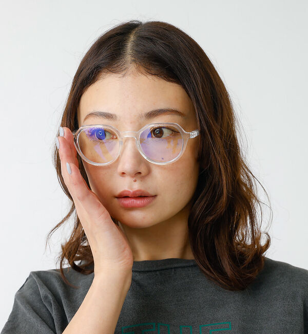 Rouge vif「【LE FOON / ルフォーン】クラウンパントダテメガネ / ブルーライトカッ」|メガネ|