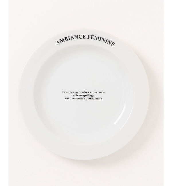 Rouge vif「【一部店舗限定】ロゴ入りプレート2」|食器・キッチングッズ|ホワイト