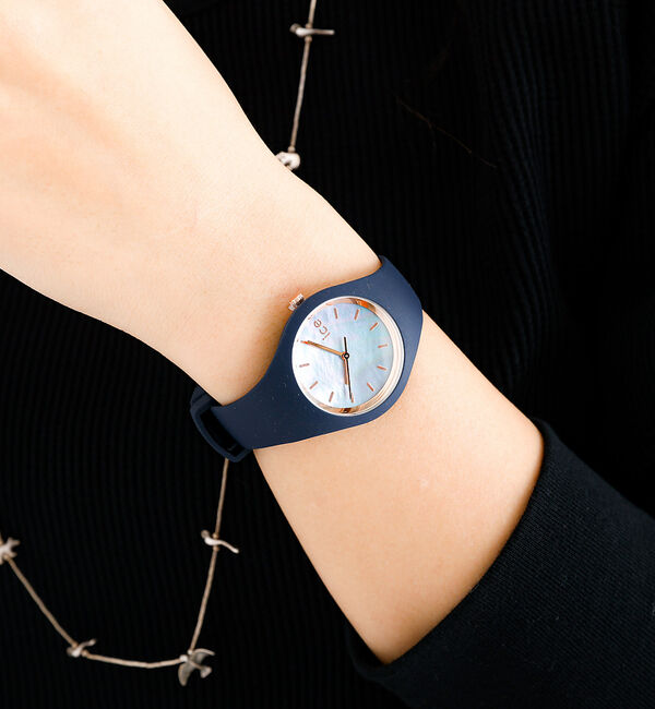Rouge vif「【ICE-WATCH / アイスウォッチ】ICE PEARL / 腕時計 / レ」|腕時計|ネイビー