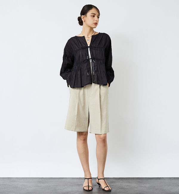 Rouge vif「【Le Melange/ル・メランジュ】スラブタッチドライショートパンツ/セット」|その他|