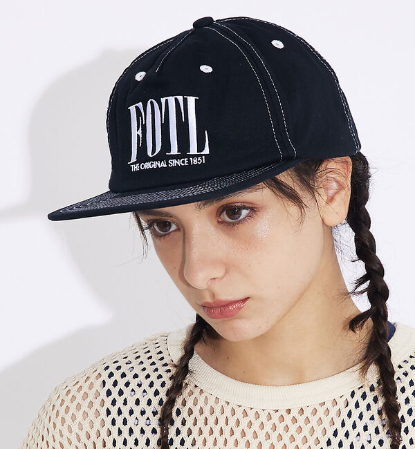 Rouge vif「【FRUIT OF THE LOOM】EX ACCENT STITCH CAP」|その他|ブラック