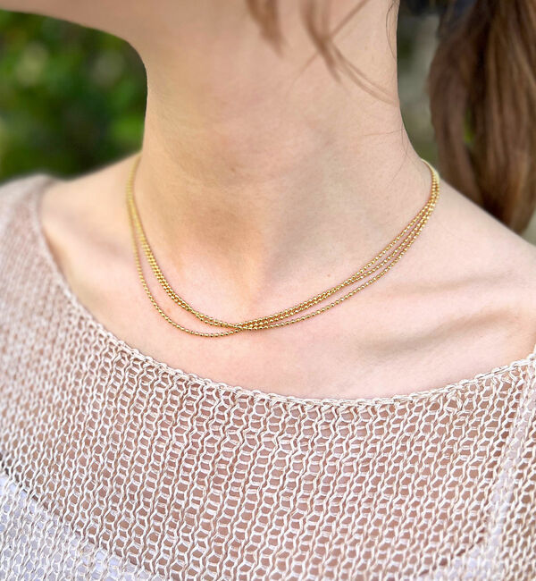 Rouge vif「【MARIHA/マリハ】Silent RainNLスターライト3連 ネックレス」|ネックレス|