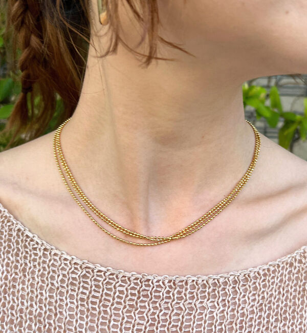 Rouge vif「【MARIHA/マリハ】Silent RainNLスターライト3連 ネックレス」|ネックレス|