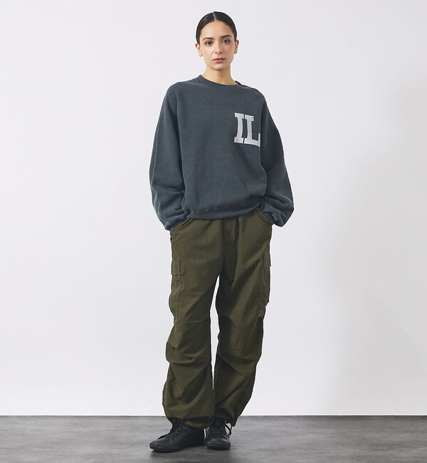 Rouge vif「【REMI RELIEF / レミレリーフ】SP加工起毛裏毛クルー "IL" /」|スウェット・ジャージ|