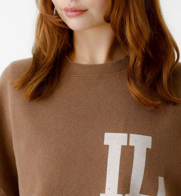 Rouge vif「【REMI RELIEF / レミレリーフ】SP加工起毛裏毛クルー "IL" /」|スウェット・ジャージ|