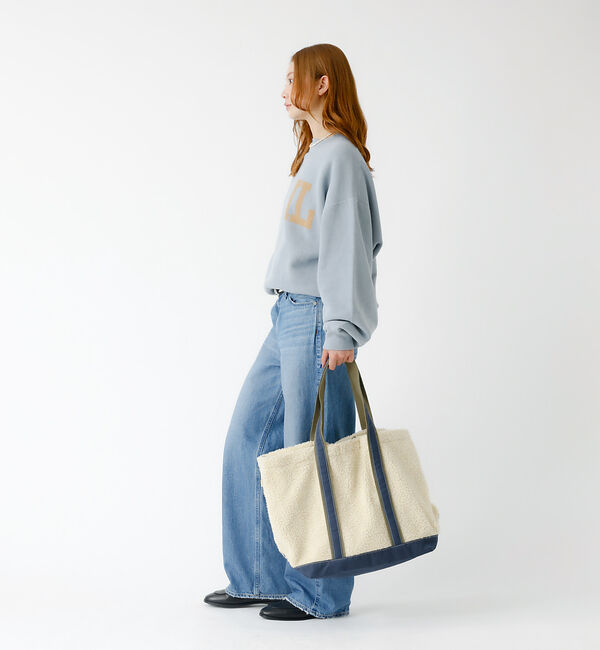 Rouge vif「【REMI RELIEF / レミレリーフ】SP加工起毛裏毛クルー "IL" /」|スウェット・ジャージ|