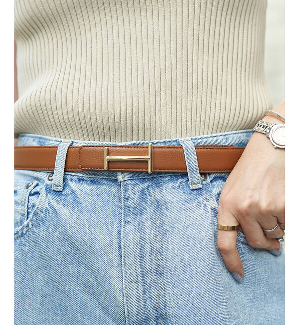 Rouge vif「再入荷！【ATELIER AMBOISE/アトリエ アンボワーズ】リバーシブルベ」|ベルト|