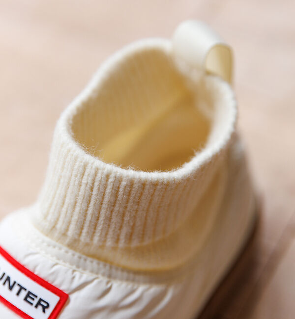 Rouge vif「【HUNTER/ハンター】イン/アウト ニッティド カフ スリッパ― ブーツ/K」|ショートブーツ|