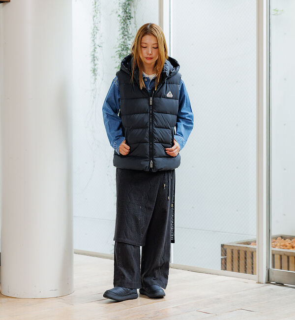 Rouge vif「【HUNTER/ハンター】イン/アウト ニッティド カフ スリッパ― ブーツ/K」|ショートブーツ|