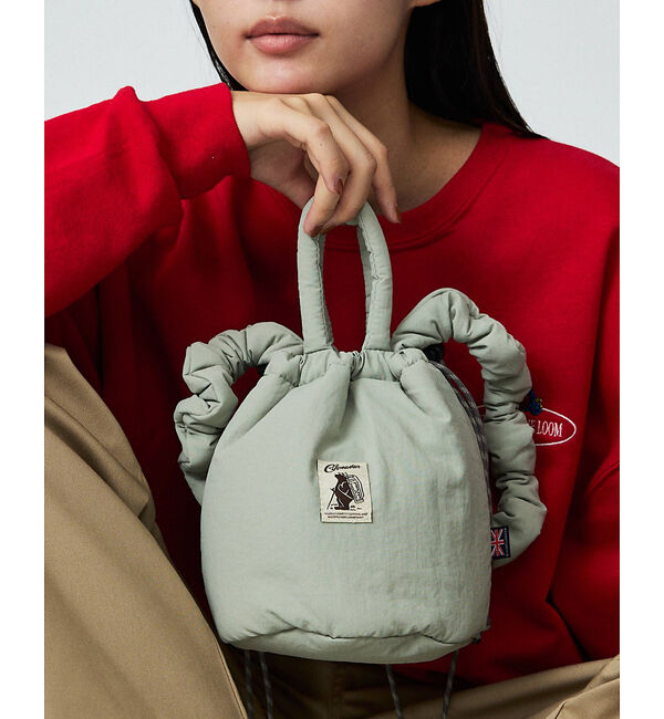 Rouge vif「【COBMASTER/コブマスター】PADDED-MUFFIN DRAWSTRI」|ショルダー・メッセンジャー|グレー